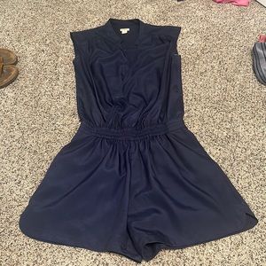 J. Crew navy romper
